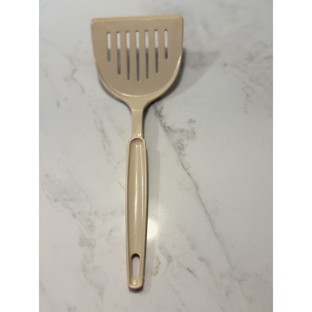 Vintage Ecko Spatula Wide Slotted Flipper Turner 11 Inch Beige